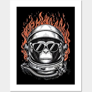 cool monkey Posters and Art